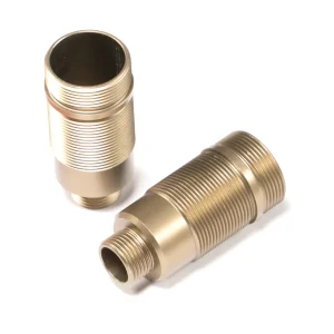 Hard coated 13mm threaded front shock bodies – pr (LC10B5v2)