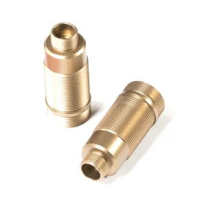 Hard coated 13mm threaded rear shock bodies – pr (LC10B5v2)
