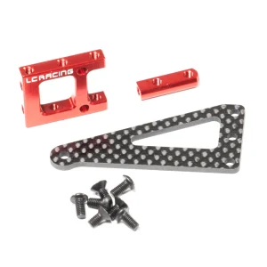 Carbon fibre and Aluminium floating servo mount set (LC10B5v2)