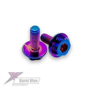 Exalt – Surelock Burnt Blue titanium 2in1 3 x 10mm motor screw kit (pr)