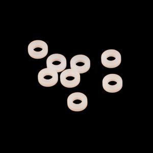 Nylon shock cartridge spacers – 3.2 x 6.3 x 1.8mm – 8 pcs (all EMB, BHC1 or LC12B1)