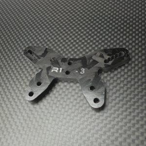 R1 Wurks – Forged carbon fibre -3mm front shock tower (Schumacher Cougar LD3)