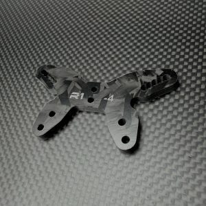 R1 Wurks – Forged carbon fibre -4mm front shock tower (Schumacher Cougar LD3)