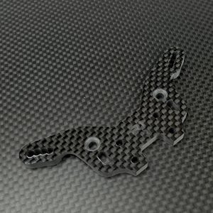 R1 Wurks – Gloss carbon fibre -3mm rear shock tower (Schumacher Cougar LD3)