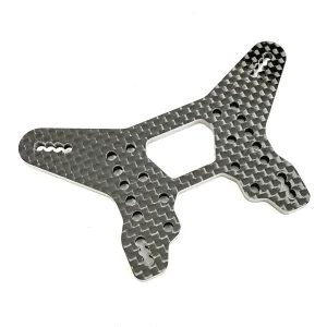 R1 Wurks – Gloss carbon fibre standard rear shock tower (Xray XB4 series)