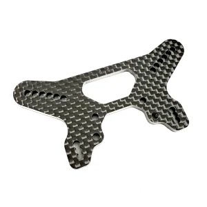 R1 Wurks – Gloss carbon fibre 2 dot front shock tower (Xray XB4 series)