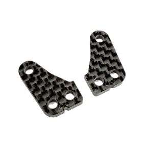 R1 Wurks – Carbon fibre steering ackerman plates – +1.5mm (AE B84)