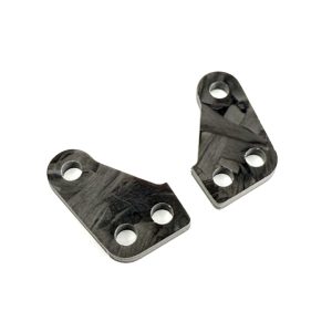 R1 Wurks – Forged Carbon fibre steering ackerman plates – standard (AE B84)