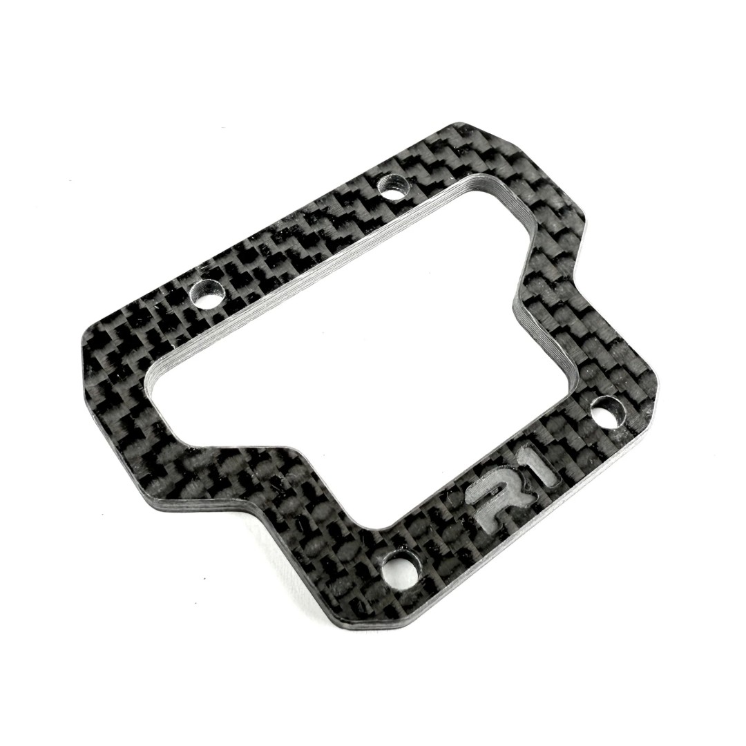 R1 Wurks – Carbon fibre centre bulkhead brace – fits centre diff (AE B84)
