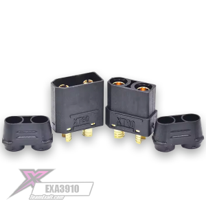 Exalt – HP XT90 connectors – black (2 pairs)