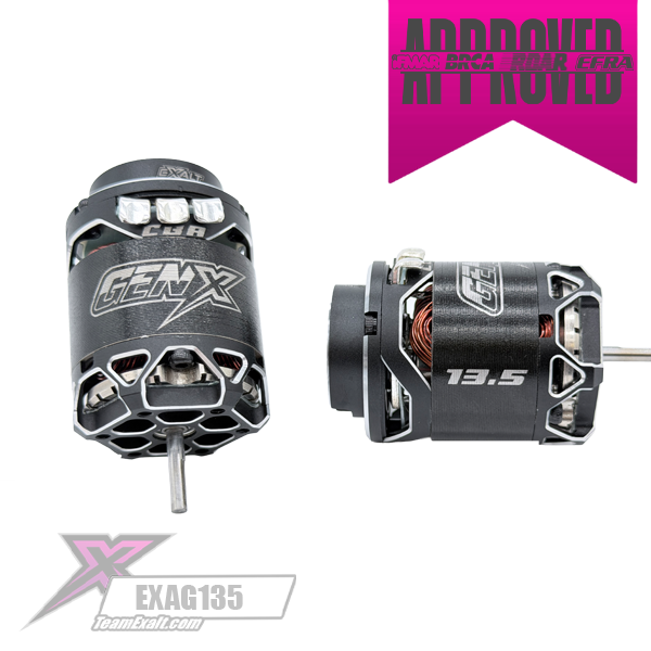 Exalt – Gen-X 13.5 turn competition SPEC brushless motor