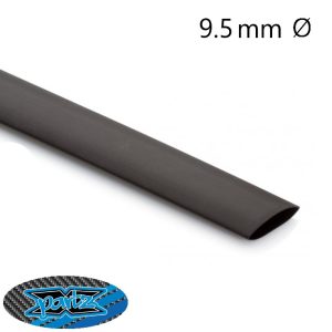 X-Partz – Black heatshrink tubing – 9.5mm (1 metre)