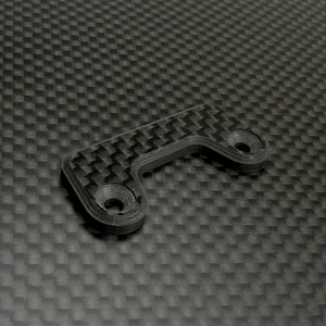 R1 Wurks - Gloss carbon fibre rear one piece wing button (Xray XB2 or XB4 series)