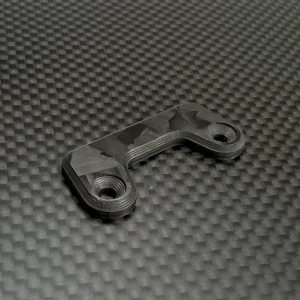 R1 Wurks - Forged carbon fibre rear one piece wing button (Xray XB2 or XB4 series)