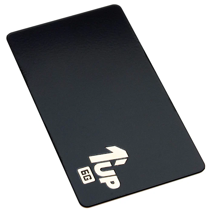 1Up Racing – Blacked Out stainless steel weight plate – 6g (Losi Mini B battery or Universal Electronics)
