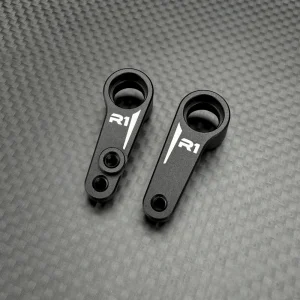 R1 Wurks – Black aluminium steering bellcranks – pr (R1B)