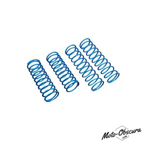 Moto-Obscura Losi Kinwald Blue retro shock spring set – 3.8lb front and 2.3lb rear – set of 4 (Losi XX or XXX)
