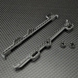 R1 Wurks - Carbon fibre battery mounts - inline (R1B)