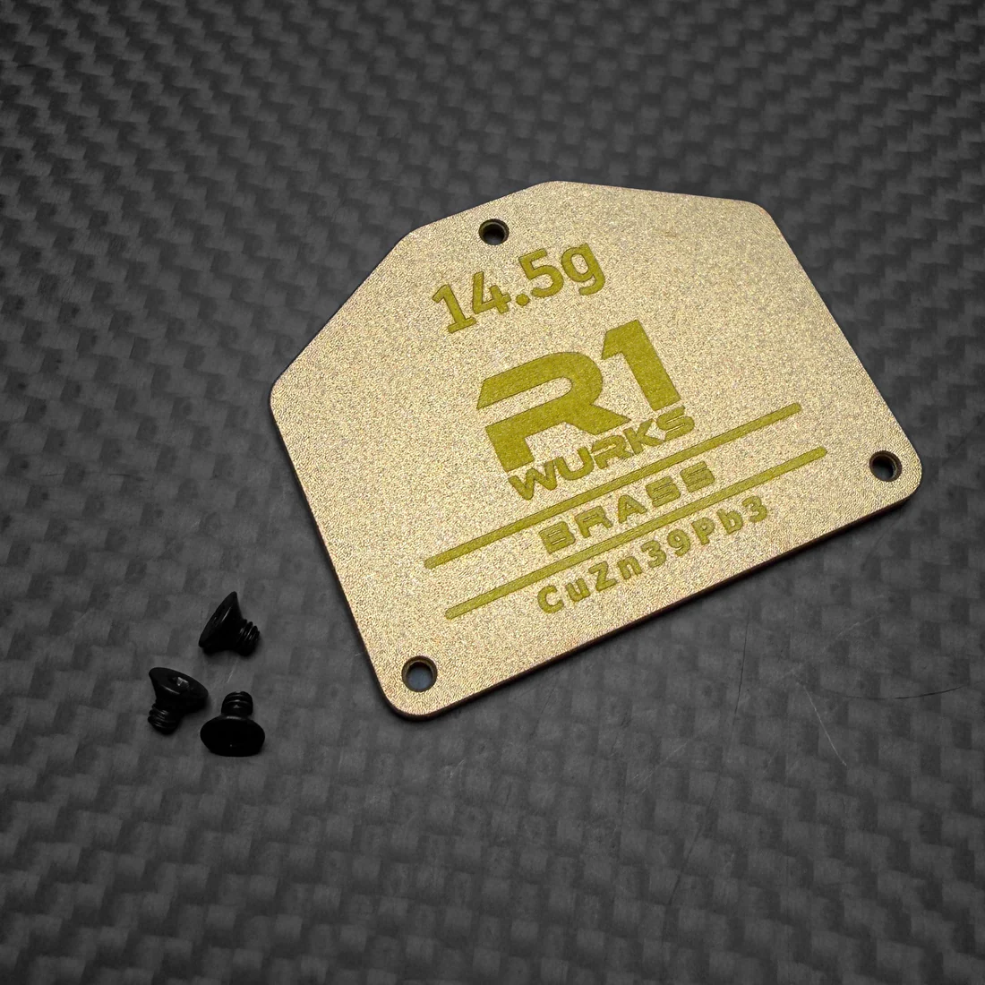R1 Wurks - Brass under servo weight - 14.5g (R1B)