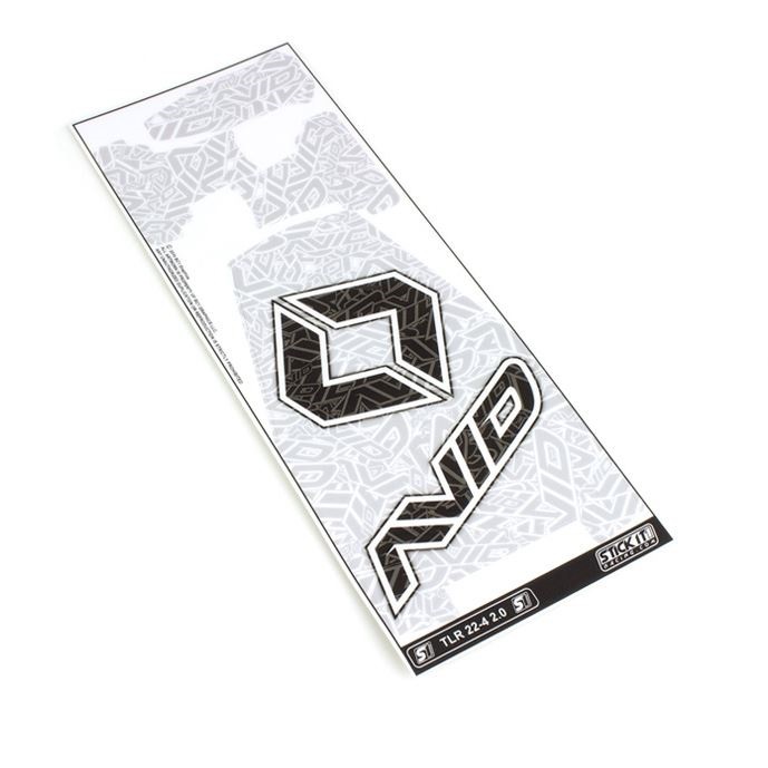 Avid logo chassis protector - white (Losi TLR 22-4 2.0)