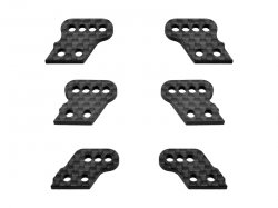 Carbon Fibre rear hub carrier towers - A, B and C - to fit alloy gen .1 generation hubs (Associated B4.1, T4.1, B44.1 or SC10)