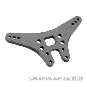 Carbon fibre rear shock tower - standard (Associated B6.1 or B6.1D)