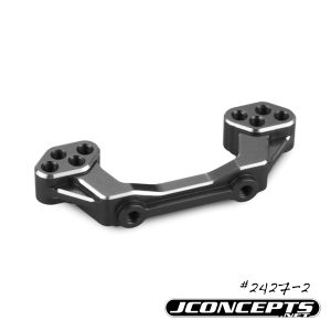 Black aluminium 4 hole rear ballstud mount (Associated B5M, T5M or SC5M) (d)