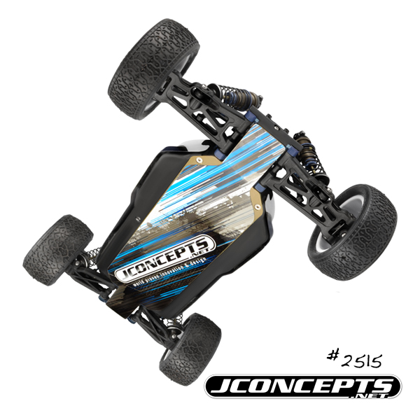 JConcepts Striker logo pre-cut chassis protective sheet - 2 pcs (Associated B64 or B64D)