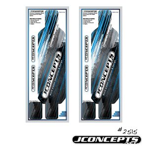 JConcepts Striker logo pre-cut chassis protective sheet - 2 pcs (Associated B64 or B64D)