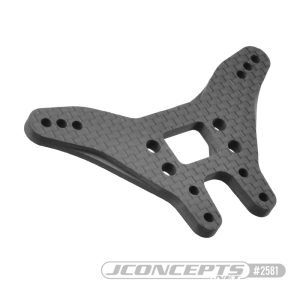 JConcepts Carbon Fibre rear shock tower for long shocks (Associated B6 or B6D)