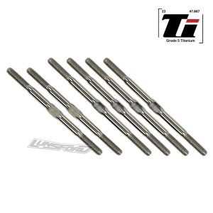 Super Duty - Titanium turnbuckle set - 6 pcs (TLR 22 3.0 or 4.0)
