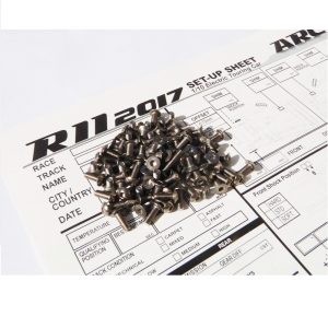 Titanium hex head screw set - 84 pcs (ARC R11'17)