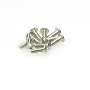 Stainless Steel Hex Button Screw M3 x 16 (10)