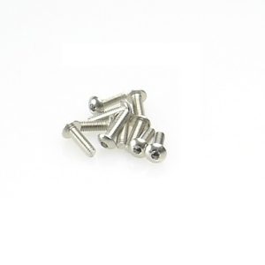 Stainless Steel Hex Button Screw M3 x 10 (10)