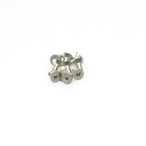 Stainless Steel Hex Flat Screw M3 x 6 (10)