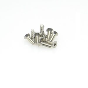 Stainless Steel Hex Flat Screw M3 x 10 (10)