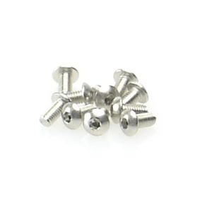 M3 x 14mm stainless steel hex head button screws (10)