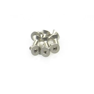 M3 x 14mm stainless steel hex flat head countersunk screws (10)