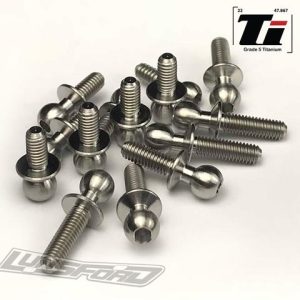 Titanium ballstud kit - 14pcs (TLR 22SCT 3.0)