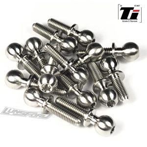 5.5mm Titanium ball stud set – 14 pcs (Yokomo YZ2-T)