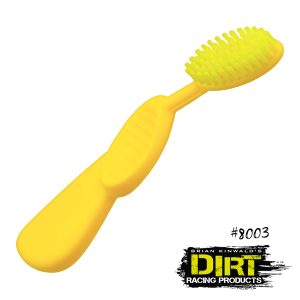 Dirt Brush - yellow liquid application brush