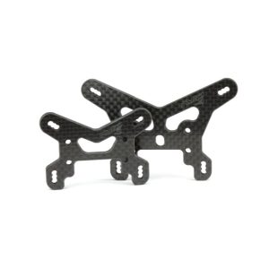 Avid Carbon Fibre Carpet Spec Lowered shock tower set - front and rear (TLR 22X-4)