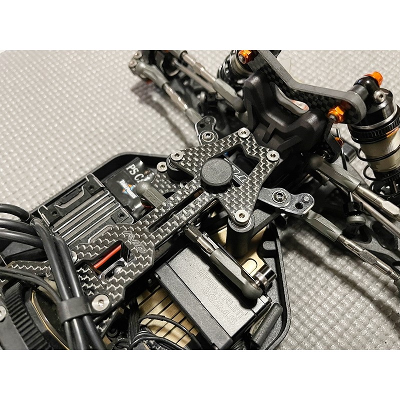 Avid carbon fibre 2.5mm front top deck (TLR 22X-4)