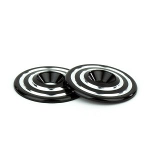 Avid RINGER machined alloy wing buttons - pr (black)