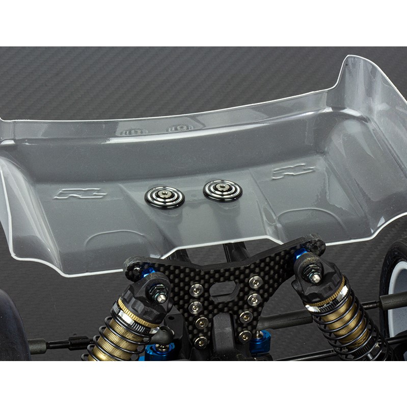 Avid RINGER machined alloy wing buttons - pr (black)