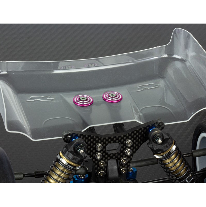 Avid RINGER machined alloy wing buttons - pr (pink)