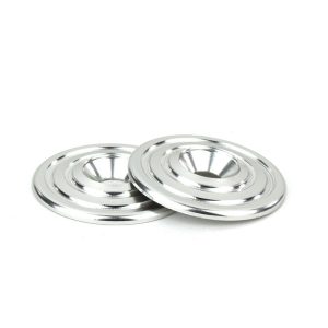 Avid RINGER machined alloy wing buttons - pr (silver)