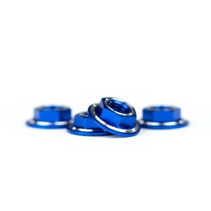 Avid RINGER M4 serrated wheel nuts - blue (4 pcs)