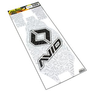 Avid logo chassis protector - white (Associated B6.4D)