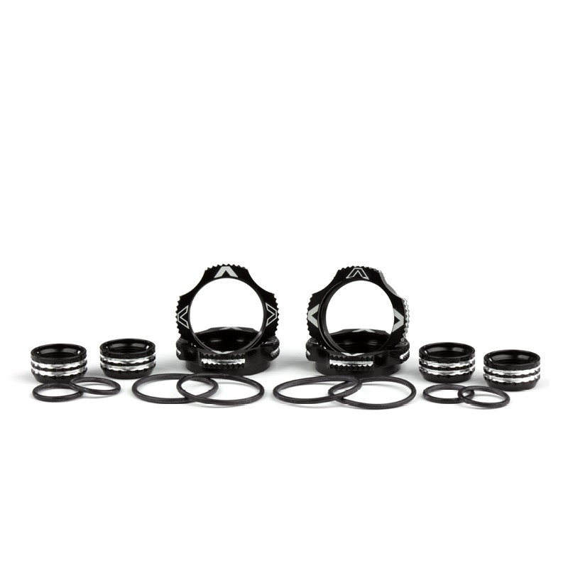 Ringer - Black Aluminium 13mm shock kit (TLR 22 5.0 or 22X-4)